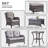 Bonia Wicker 4 - Person Patio Conversation Set with Cushions-115148403-115148402