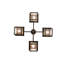 Seneca Winter Pine 4 - Light Chandelier