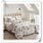 Quilts,3 Pieces Quilt Set, Floral Reversible Bedspread Coverlet Set, Soft Microfiber Lightweight Bed Cover For All Season-101256990-101256989