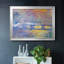 "Charing Cross Bridge", reproduction d'art encadrée sur toile par Claude Monet-95889317-95889318