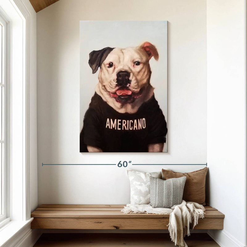 Brampt Americano, H 48 po x l 32 po