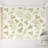 Elegant Leaf Subtle Green and Beige Foliage Pattern-100669436