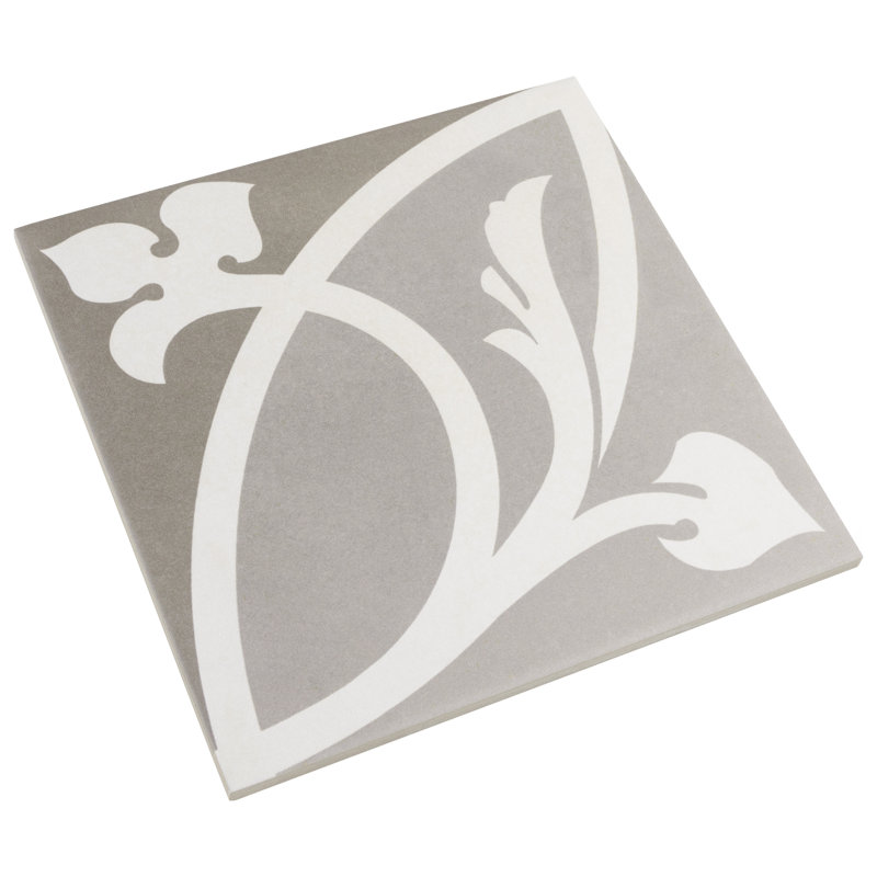Caprice Taupe 8" x 8" Porcelain Patterned Wall & Floor Tile