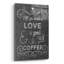 «Love Coffee» par Erin Clark, art mural en verre acrylique-1911667345