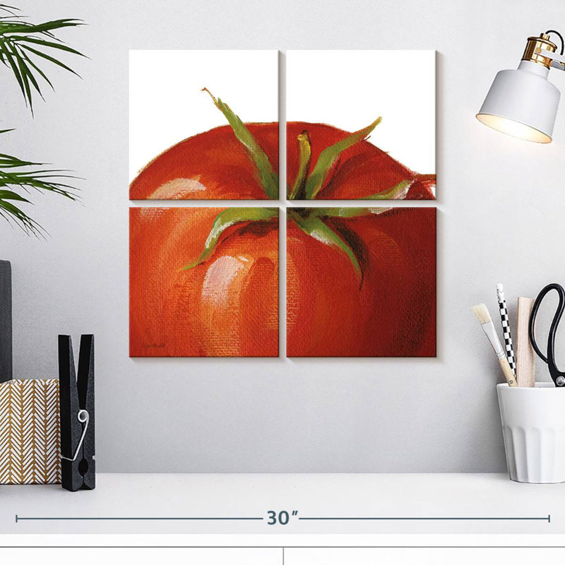 Yarlin Juicy On White, 18" H x 18" W
