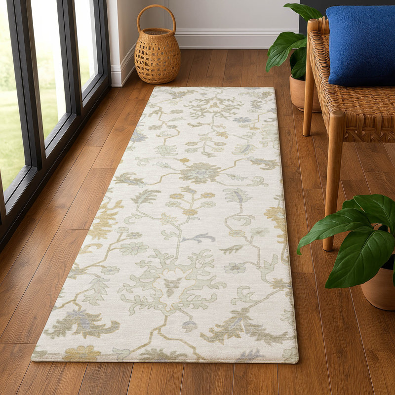 Premium Machine Washable Grilli AMF1854 Global Rug, Runner 2'3" x 7'6"