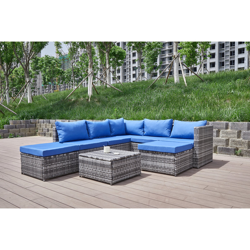 Patio Sofa With Cushions