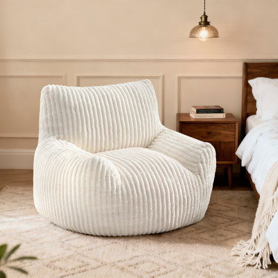 Fauteuil à billes surdimensionné pour adultes - Grand canapé à billes, fauteuil à billes en velours côtelé durable, fauteuils à billes pour adultes convenant au salon, à la chambre à coucher et à l'espace de jeu