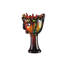 Schoenchen Red/Green/Black 30Cm Glass Table Vase