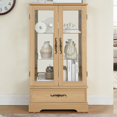 Vitrine lumineuse vitrée