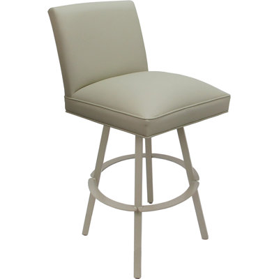 Tabouret de bar pivotant en métal avec structure en métal