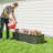 4.9' X 2' X 1' Galvanized Raised Garden Bed Kit, Metal Planter Box With Safety Edging, Dark Gray-822537591-822537587