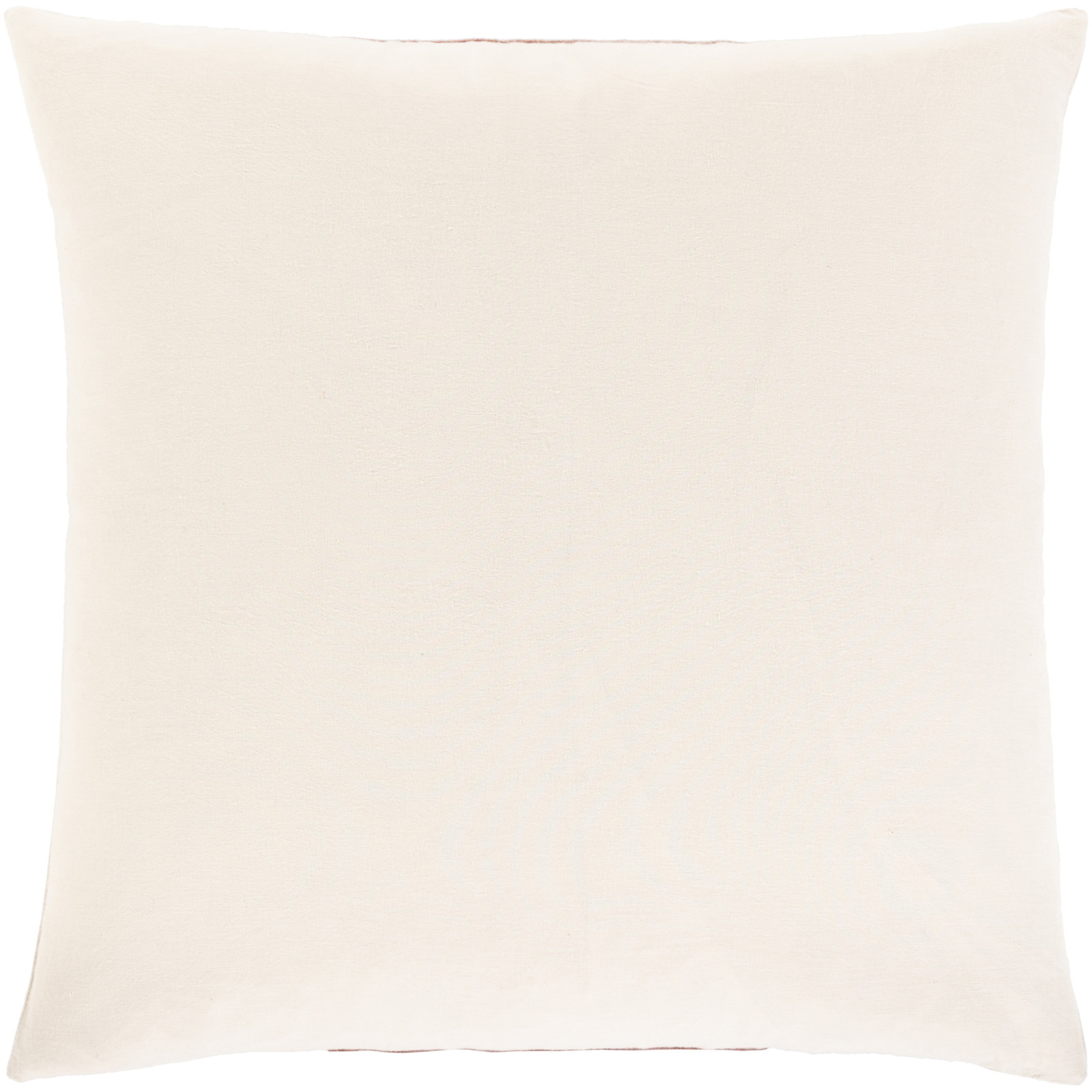 Kat Striped Cotton Throw Pillow, 20" H x 20" W, Navy/Ivory, Down