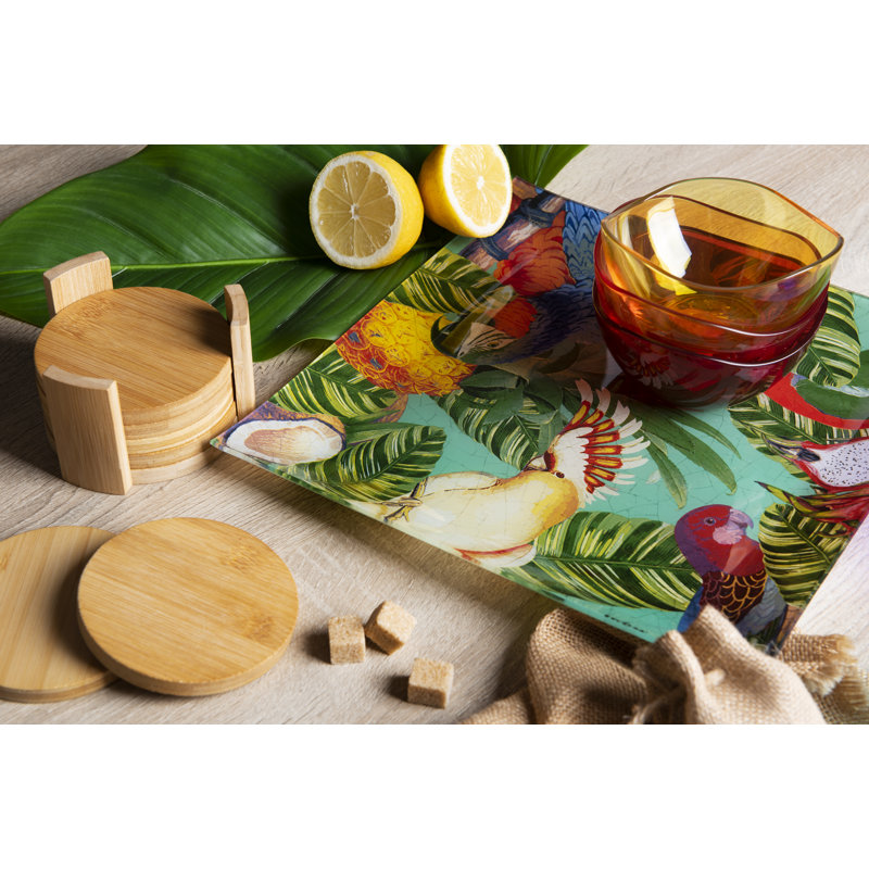 Eco Living Bamboo Round 6 Piece Set