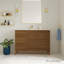 Meuble-lavabo Cascade 48 po en chêne brun-121677768-121677769-121677771