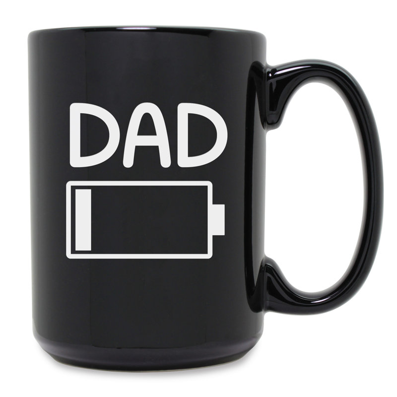 Tasse à café à pile faible, Papa
