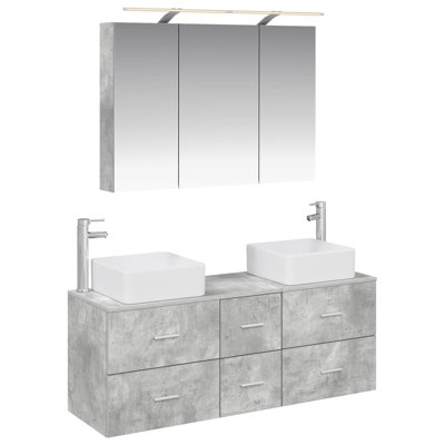 Vanity & Mirror Set
