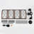 Napeague 6 - Light 21.65" Dimmable Drum Chandelier with Distressed Grain Accents-375838276