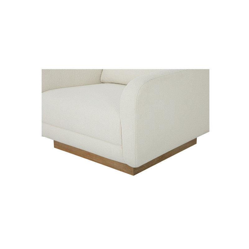Keane Lounge Chair Cream, White