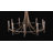 Mayfair 6-Light Chandelier in Warm Brass and Chrome-1397242963-1397242961