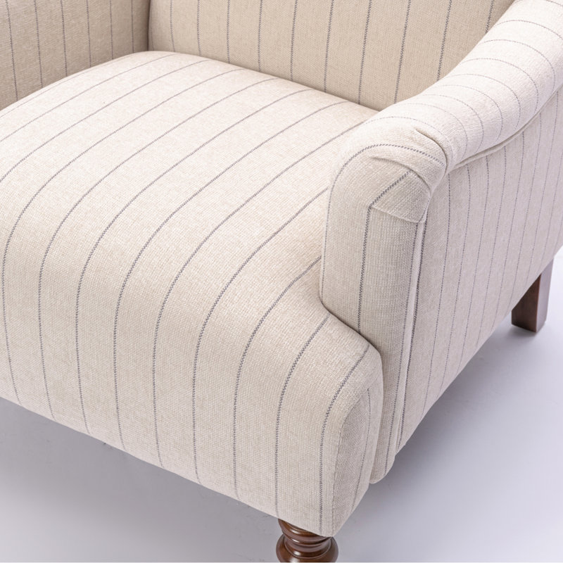 Fauteuil rayé, fauteuil, fauteuil d'appoint moderne, fauteuil