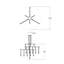 Luminaire suspendu cylindrique à DEL 15 lumières Suspender®