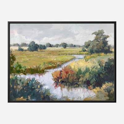 Marsh Passage - Artist Enhanced Canvas Print