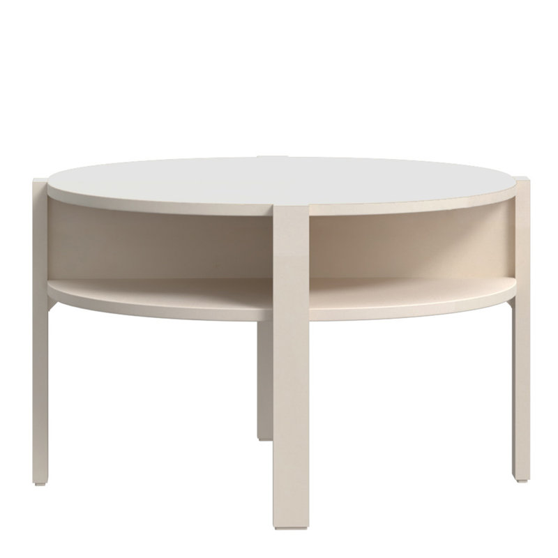 Tobago Coffee Table with Storage, Beige