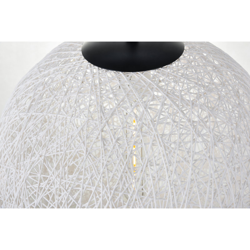 Daven 1 - Light Single Pendant, 12.8" H x 11.8" W x 11.8" D, Brass