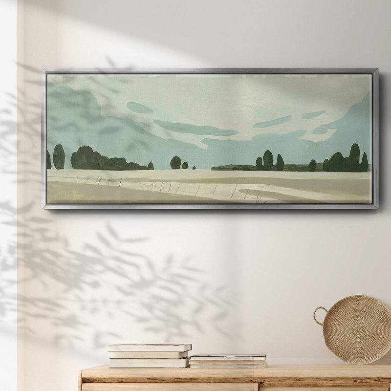 Farmland Study III- Framed Canvas