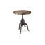 Table à manivelle ronde Sparrow - brun foncé