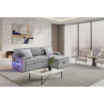 U0214 Grey Sofa Bed