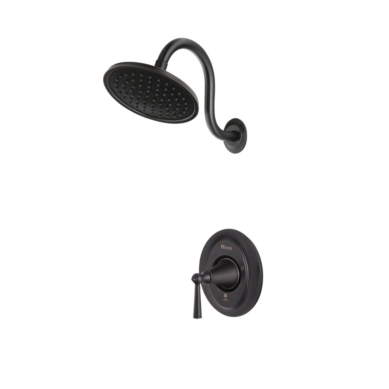 Robinet de douche thermostatique avec garniture Saxton, Bronze toscan