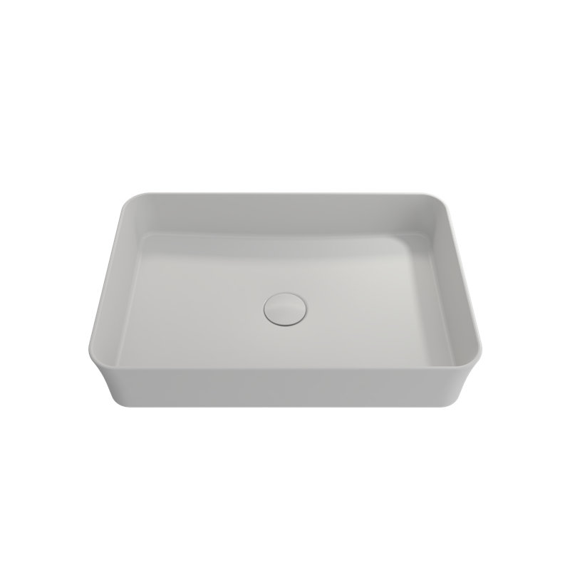 Sottile 22.5'' L Bathroom Sink, Matte White