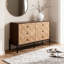 Commode 6 tiroirs en bois massif