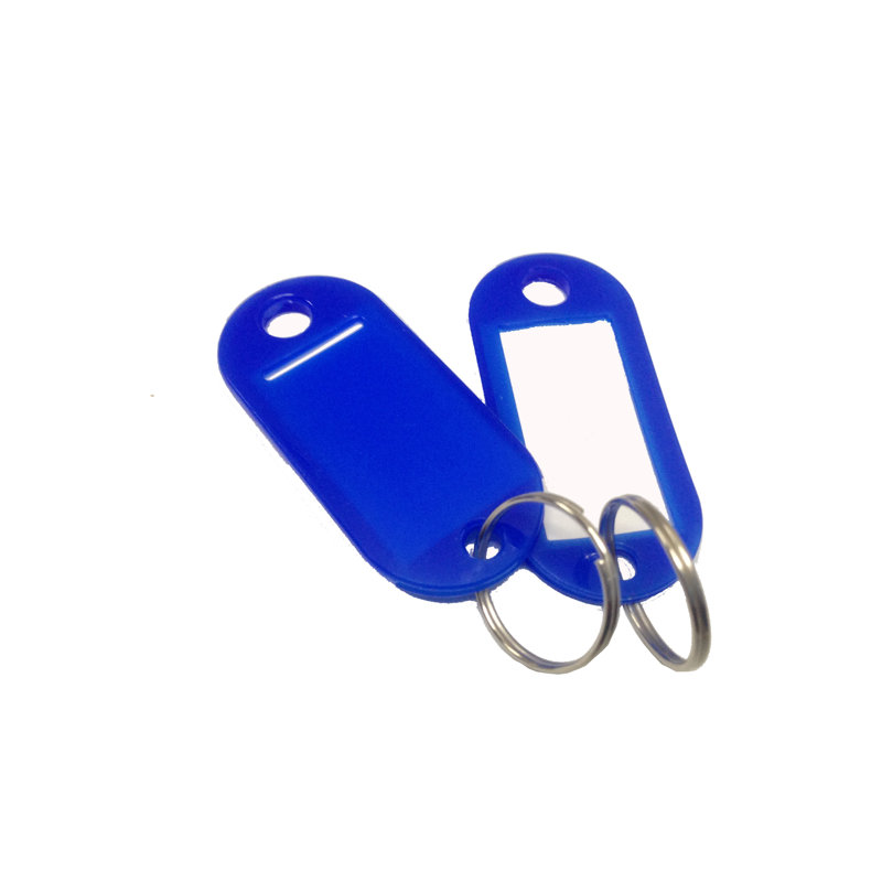 FixtureDisplays 8.66'' W Blue Key Chain