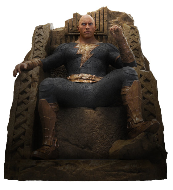 Black Adam Master Craft Table Top Statue