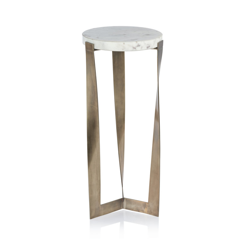 Irven Marble Top End Table