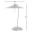 Lampe de bureau en laiton 31 po Lowen