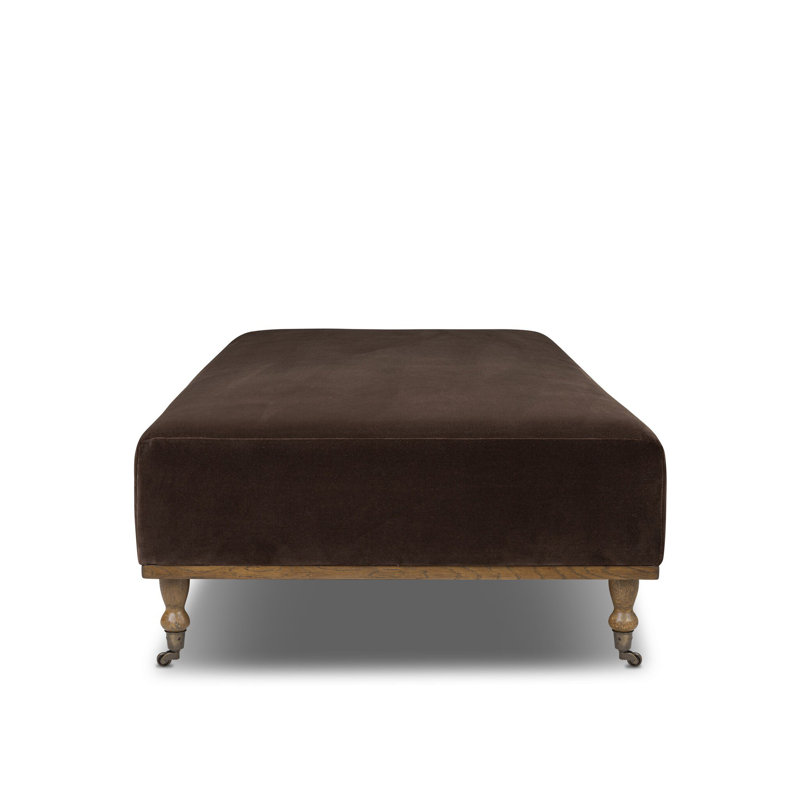 Harlin Cocktail Ottoman-Surrey Cocoa