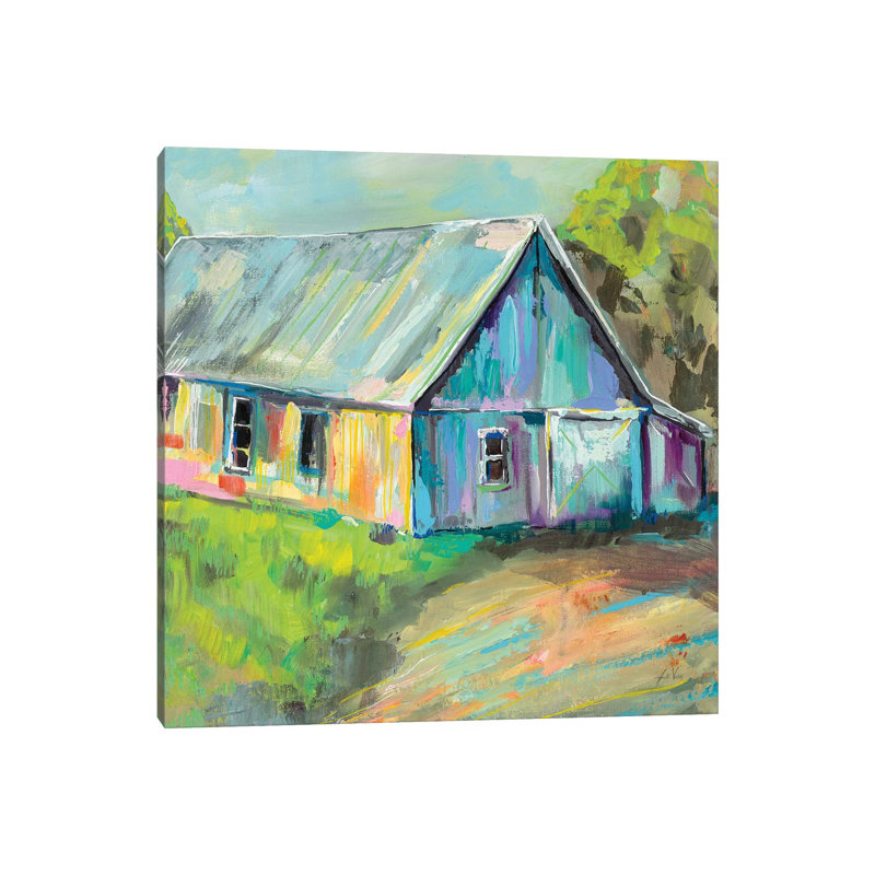 Going To The Country by Jeanette Vertentes - Wrapped Canvas Gallery-Wrapped Canvas Giclée, 30.48cm H x 30.48cm W