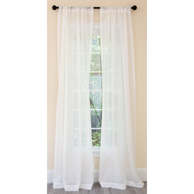 Renna Sheer Curtain Single Panel