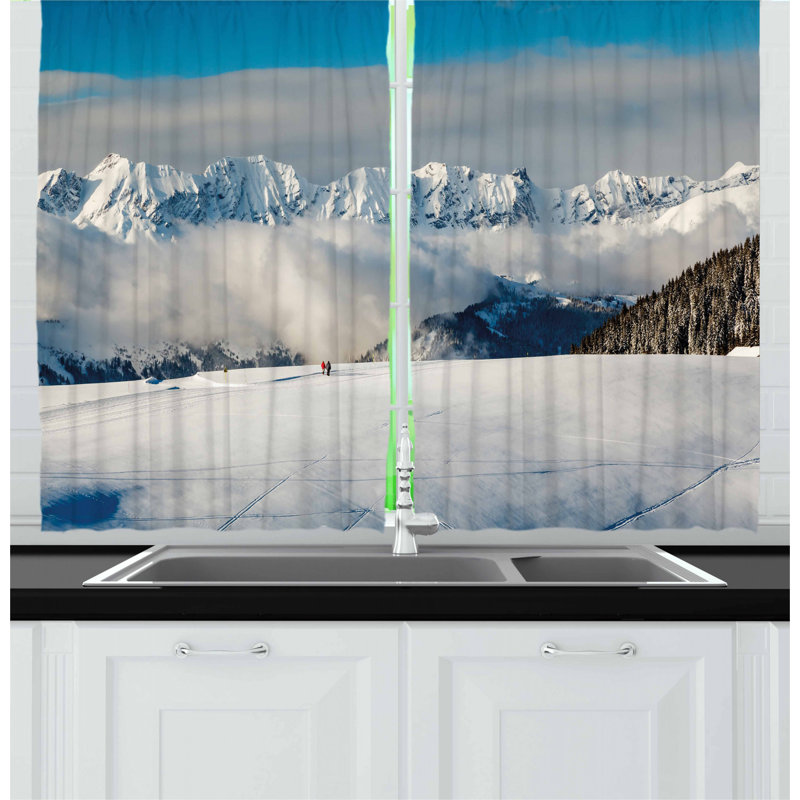 Pointed Kitchen Curtain