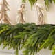 3-Piece 31.5"H Christmas Greenery PE Dripping Teardrop And 9Ft Garland Set