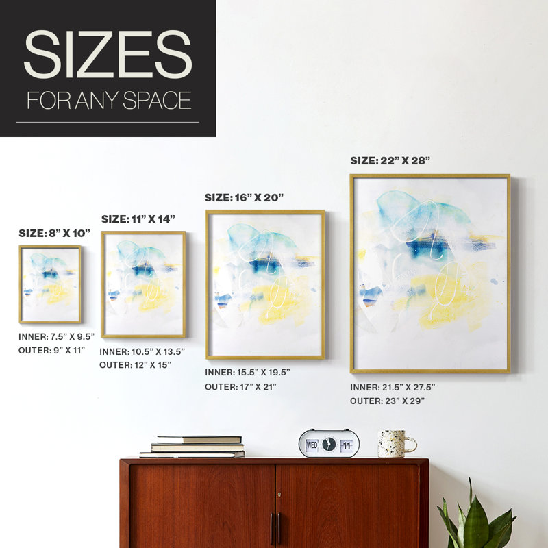 Spacial II Framed Print - Solid Wood