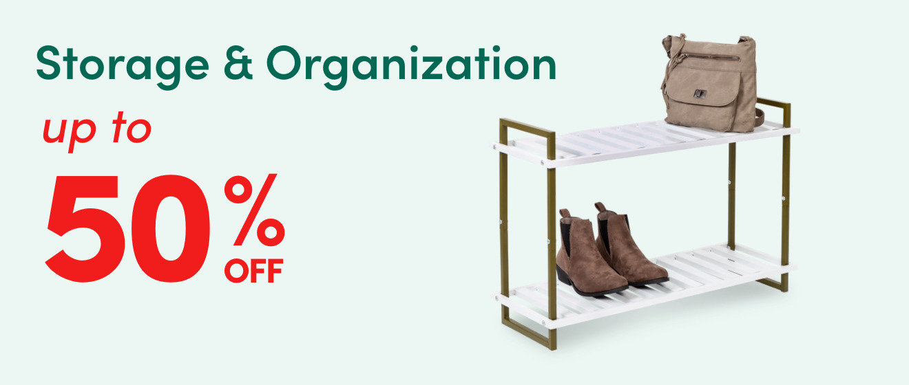 Storage & Organization up to 50% off