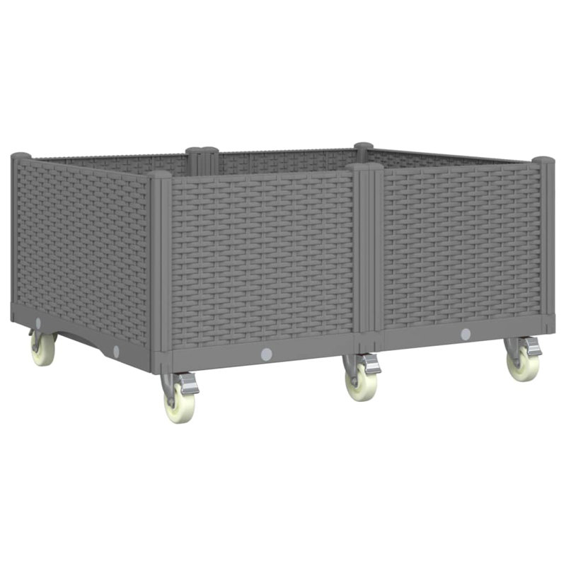 Nahmir Planter Box, Light Grey