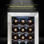 Schmck 18 Bottle Compressor Wine Cooler Refrigerator W/Lock - Large Freestanding Wine Cellar For Red