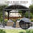 Metal Gazebo 12 Feet Wide X 10 Feet Deep Patio Pergola