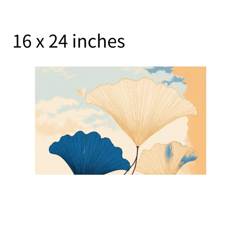 Tapis pour salle de bain Fresh Ginkgo Leaf
